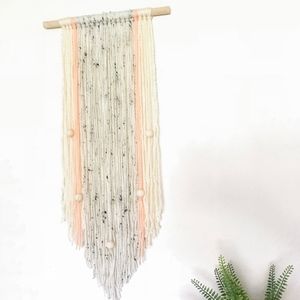 Handmade yarn wall hanging